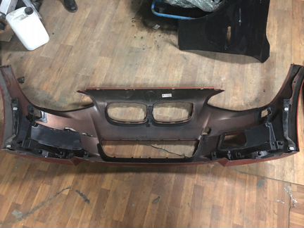 Бампер передний М пакет bmw F21 под омыватель
