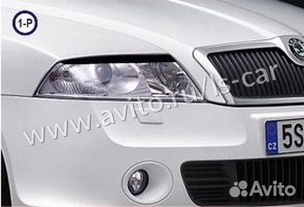 Реснички Skoda Octavia 2 A5 Шкода Октавия А5