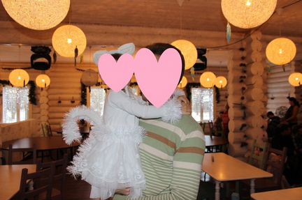 Новогодний костюм кошечки(снежинки)