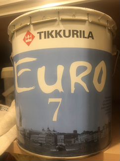 Краска Tikkurila белая латексная