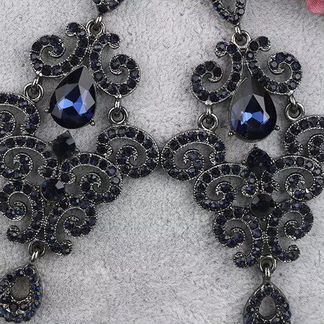 Шикарные вечерние серьги