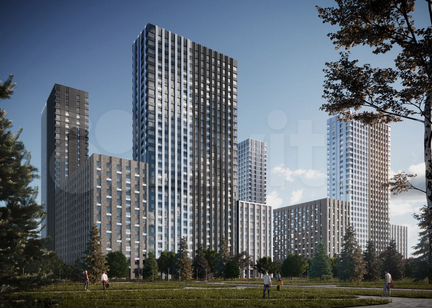 2-к квартира, 51.5 м², 3/13 эт.