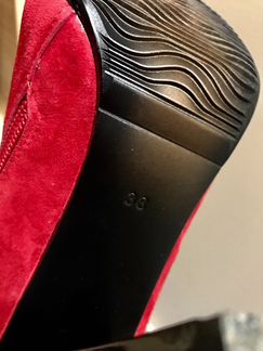 Фирменные зимние сапоги calete кожа/замша