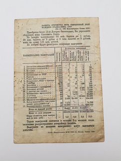 Лотерейный билет 13-й Всесоюзной лотереи