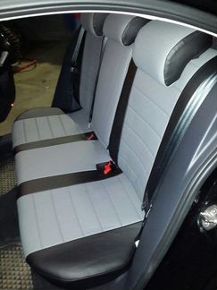 Модельные чехлы Фольксваген Джетта 6 из экокожи