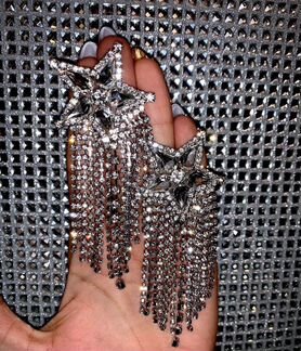 Безумно красивые серьги звезды