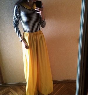 Платье женское (в пол)