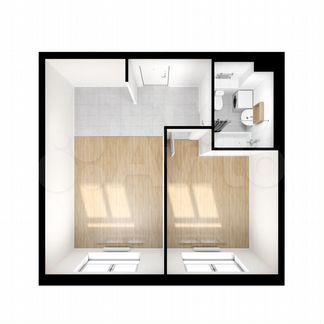 1-к квартира, 39.8 м², 19/24 эт.