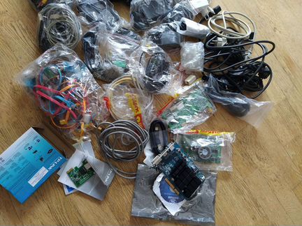 Провод, видеокарта, навигатор, телефон и прочее