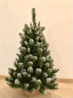 Ель елка искусственная литая бу 75 см