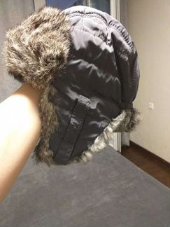 Шапка ушанка. Мех Кролик