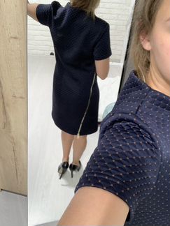 Платье оригинальное стёганное
